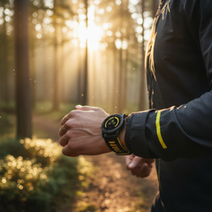 Black-Yellow Releasable Watch Strap -Samsung/Noise/Boat/Realme/OnePlus/Other - SELECT MM