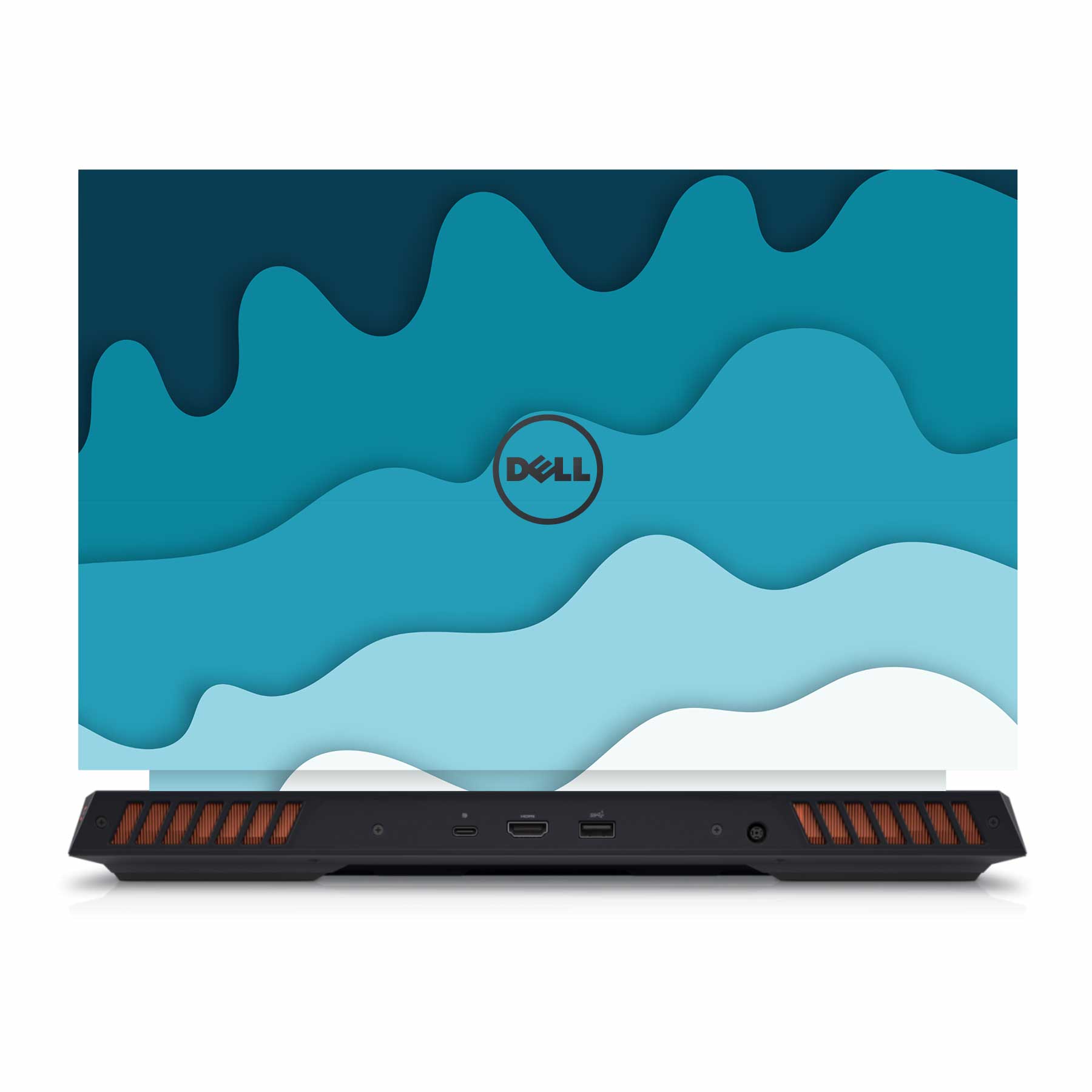 Falling Waves 1 Dell G15 5520 Laptop Skin