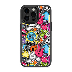 Music Pattern Art Mobile Bumper Cover For iPhone & Samsung