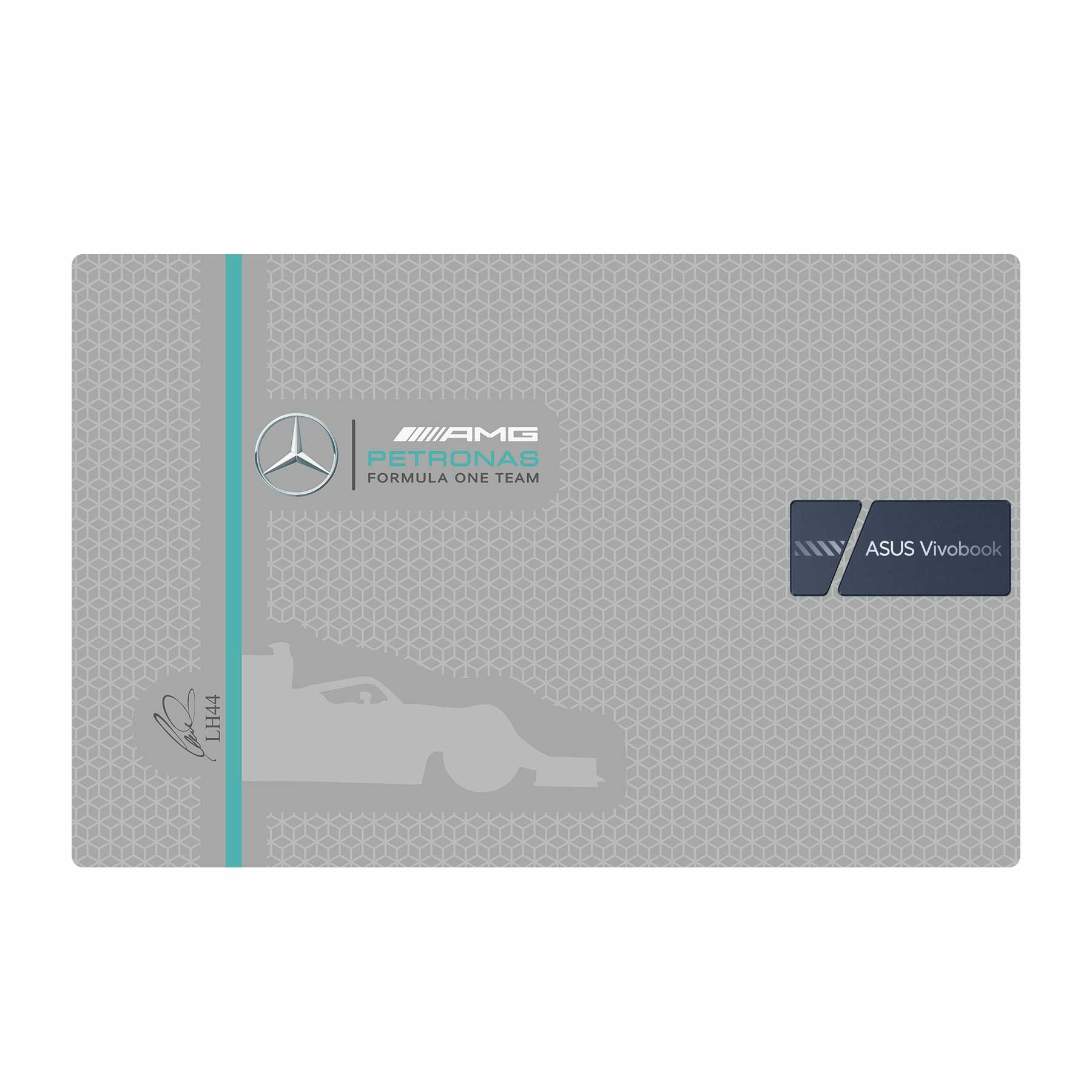 Asus Vivobook Pro 15 M6500QC M6500QH Laptop Skins & Wraps - WrapCart | Formula Fans - Grey Asus Vivobook Pro 15 M6500QC M6500QH Laptop Skin