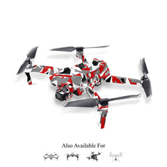 Red Angle Camo Drone Skin