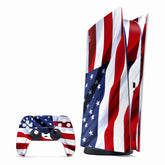 US Flag Play Station Skin