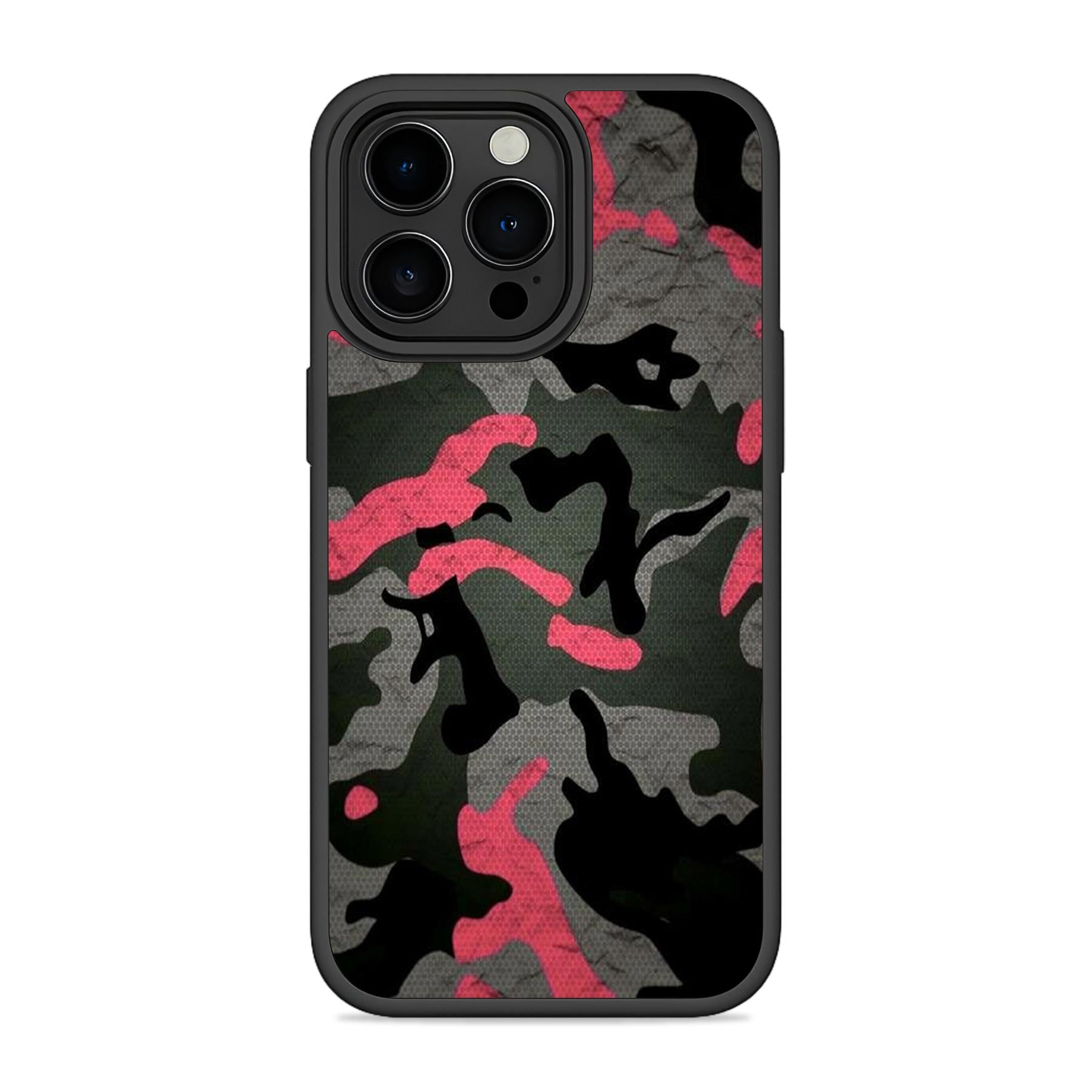 Red Camo Mobile Bumper Cover For iPhone & Samsung