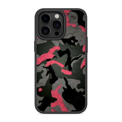 Red Camo Mobile Bumper Cover For iPhone & Samsung