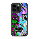 Trippy Shiny Holographic Mobile Bumper Cover For iPhone 15