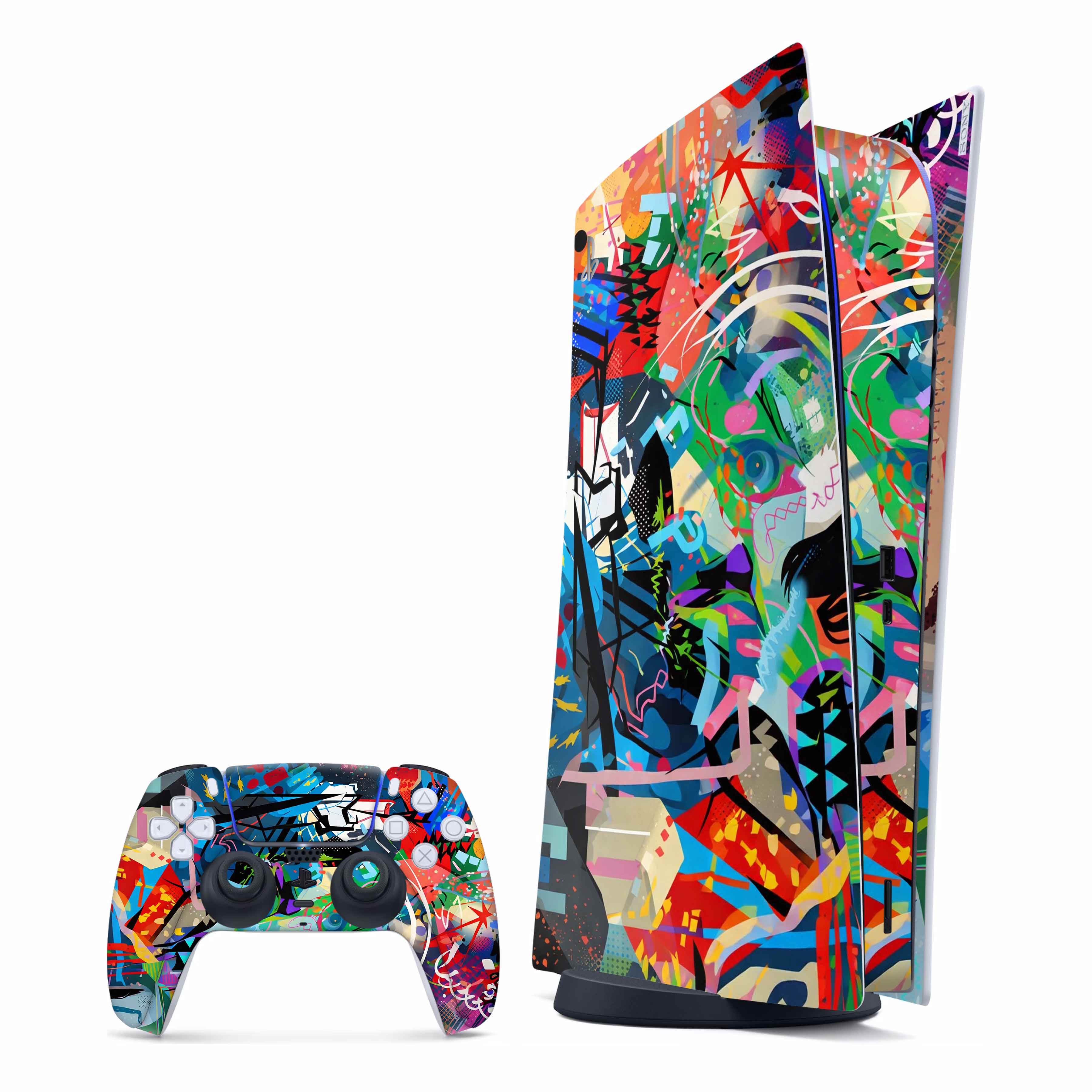 abstract-composition-art-playstation-5-skin