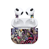 Airpods 4 Music Abstract Skin