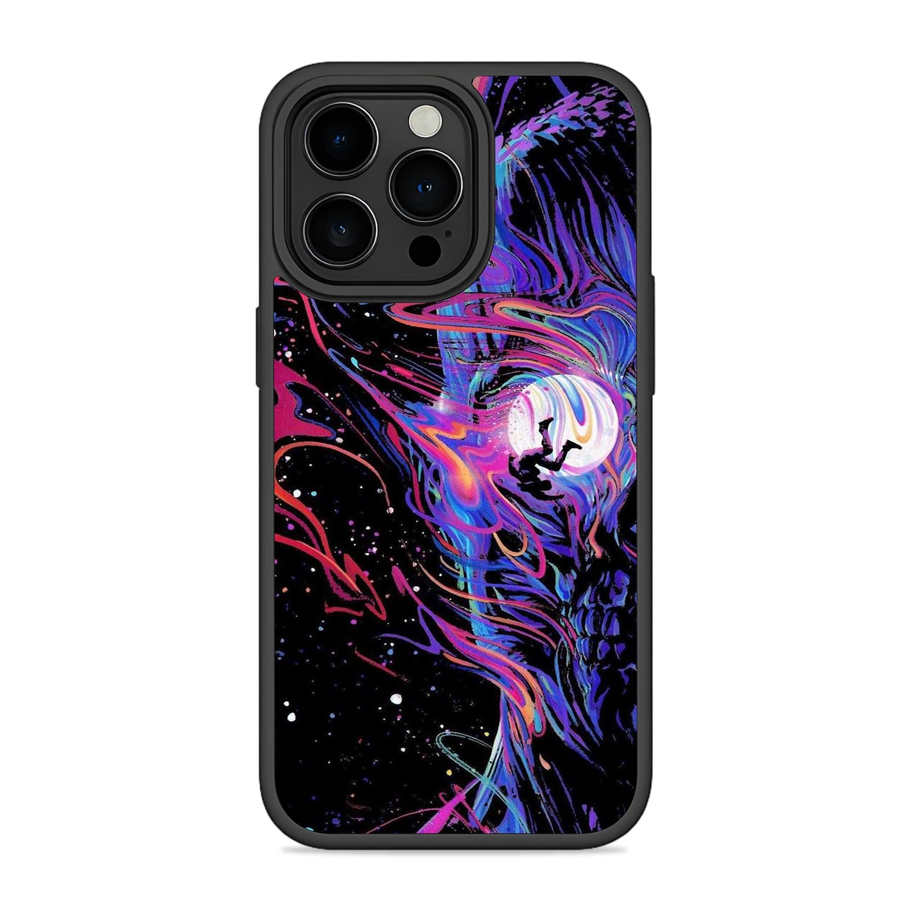 Abstract Galaxy Mobile Bumper Cover For iPhone 15 Pro Max