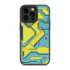 Techy Cyber Yellow Mobile Bumper Cover For iPhone & Samsung