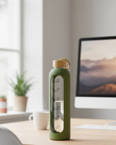 Pillar Borosilicate Glass Water Bottle - Keeps You Hydrated
