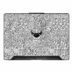 Asus TUF A15 FA506 FA507 FX506 FX507 Laptop Skins & Wraps - WrapCart | Robotic Doodle Laptop Asus TUF A15 FA506 FA507 FX506 FX507 Laptop Skin