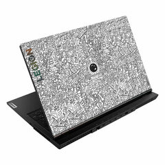 Robotic Doodle Laptop Lenovo Legion 5 15ARH05 Laptop Skin