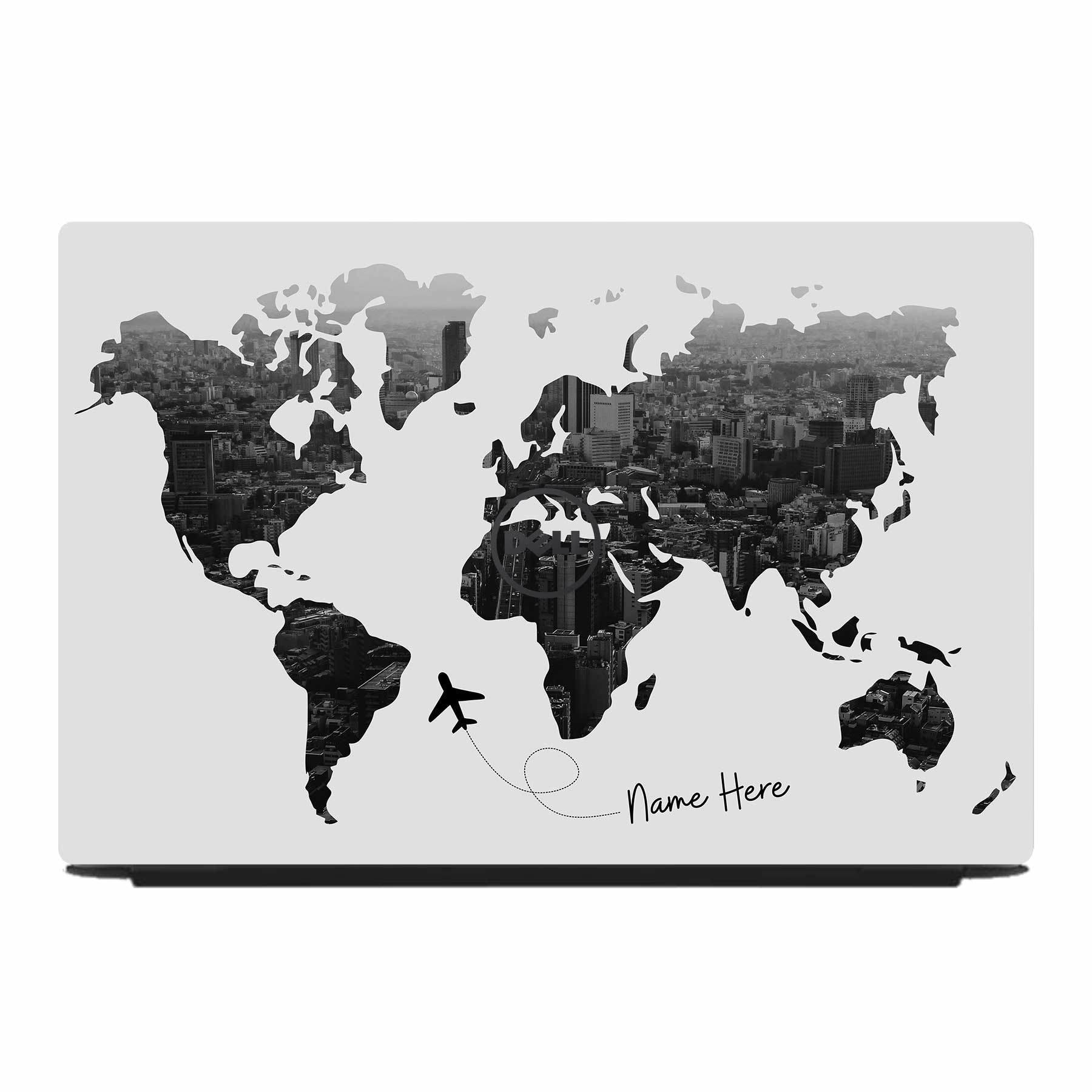 Dell Inspiron 3501 3520 Laptop Skins & Wraps - WrapCart | All Over the World Custom Name Dell Inspiron 3501 3520 Laptop Skin