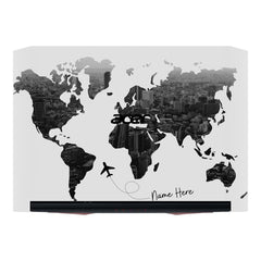 All Over the World Custom Name Acer Nitro 5 AN515 Laptop Skin