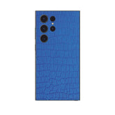 Surreal Blue 3M Leather Mobile Skin