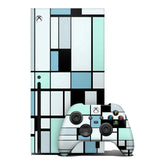 Blue Tech Xbox Skin