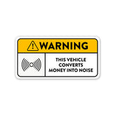 Noise Car Sticker
