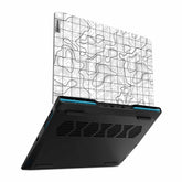 White Topography Exclusive Ideapad Gaming 3 Laptop Skin