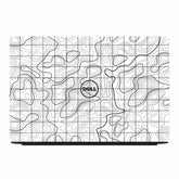 Dell Inspiron 3501 3520 Laptop Skins & Wraps - WrapCart | White Topography Exclusive Dell Inspiron 3501 3520 Laptop Skin