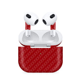 Airpods 4 Red Carbon Skin