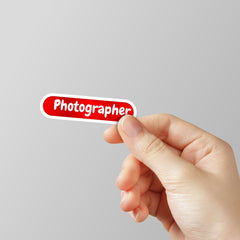 Photographer Laptop Sticker