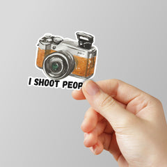 I Shoot People Laptop Sticker