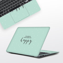Do What Makes You Happy Full Body Laptop Skin