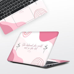 So She Did Full Body Laptop Skin