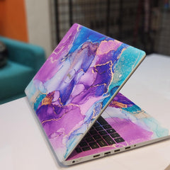 Violet Galaxy Laptop Skins