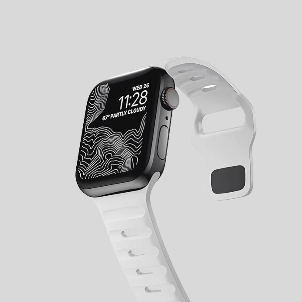 Metal & Silicon Apple Watch Strap 44 45 46 49 MM For iwatch