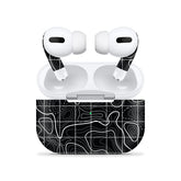 Airpods Pro Black Topography Exclusive Skin