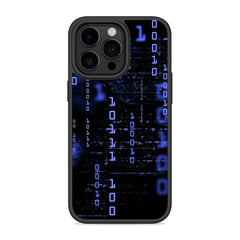 Binary Purple Mobile Bumper Cover For Samsung S25 Ultra