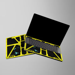 Yellow Cybertech Macbook Skin