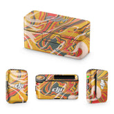 Psychadelic Orange DJI Mic Skin - WrapCart
