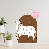 Cow Pichwai Wall Sticker