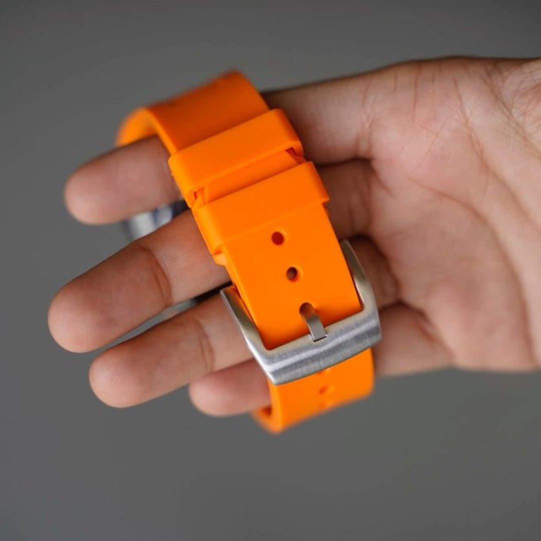 Metal & Silicon Apple Watch Strap 44 45 46 49 MM For iwatch