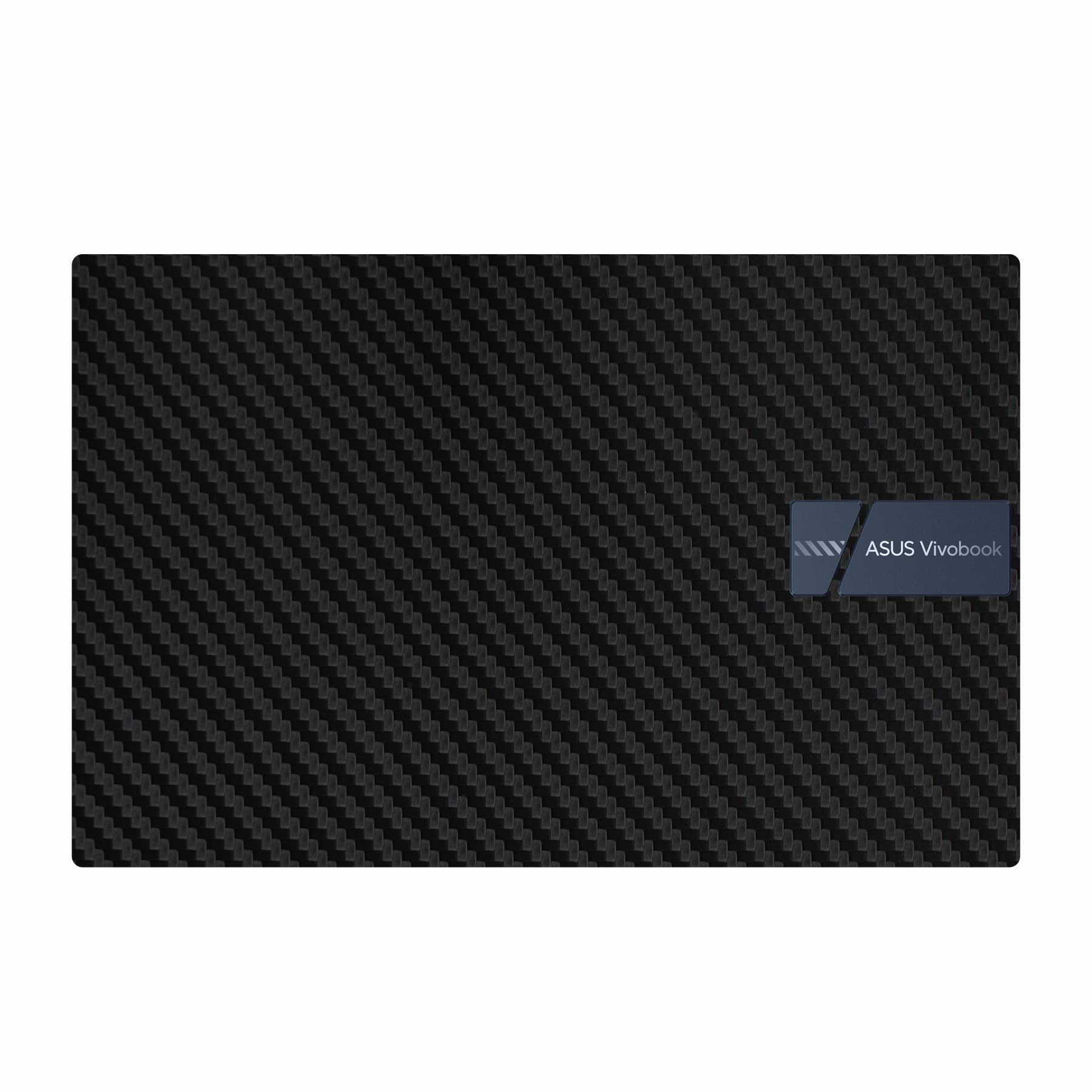 Asus Vivobook 15 X1504ZA X1502ZA Laptop Skins & Wraps - WrapCart | Black Carbon Asus Vivobook 15 X1504ZA X1502ZA Laptop Skin