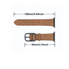 Apple Watch Brown Weave Leather Strap - 42/44/45/49 MM