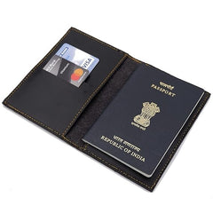 Faux Leather Passport Cover