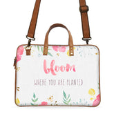 Bloom Where You Are Planted Deluxe Laptop Bag