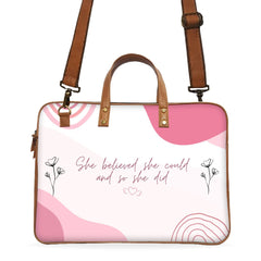 So She Did Deluxe Laptop Bag