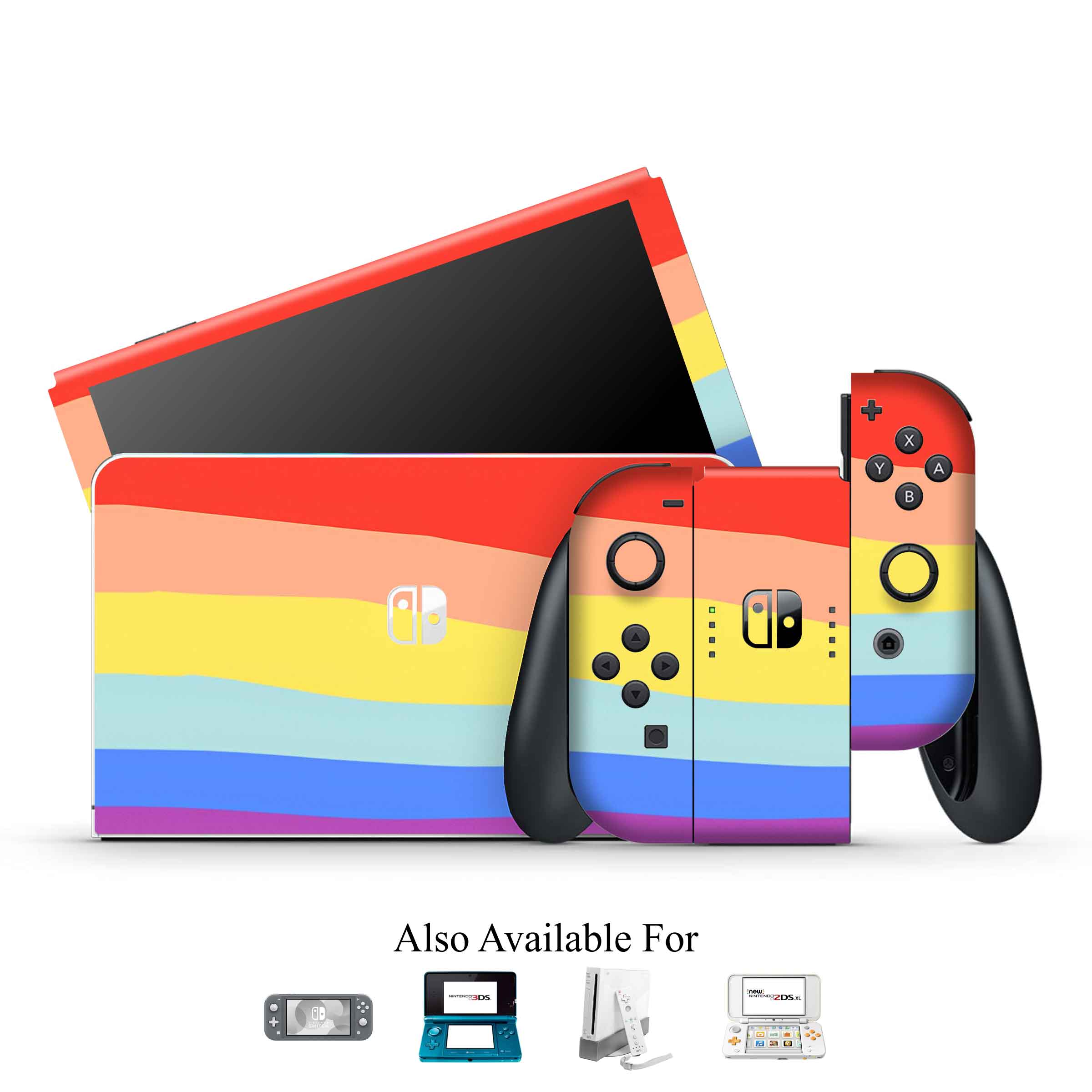 Rainbow Nintendo Skin