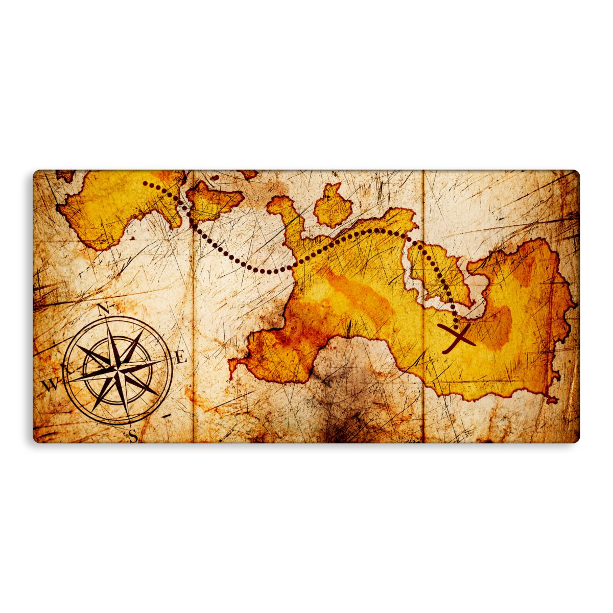 Compass Map Tech Mat - Extra Large Mouse Pad