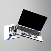 Bmw White Asthetic MacBook Skin