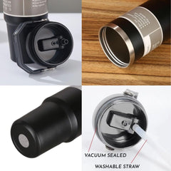 Personalized Coffee Tumbler - Large Insulated Travel Mug With Handle