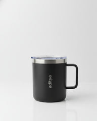 Personalized Black Travel Coffee Mug