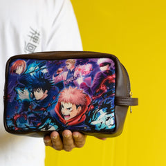 Jujutsu Kaisen Inspired Multi-purpose Leather Utility Pouch