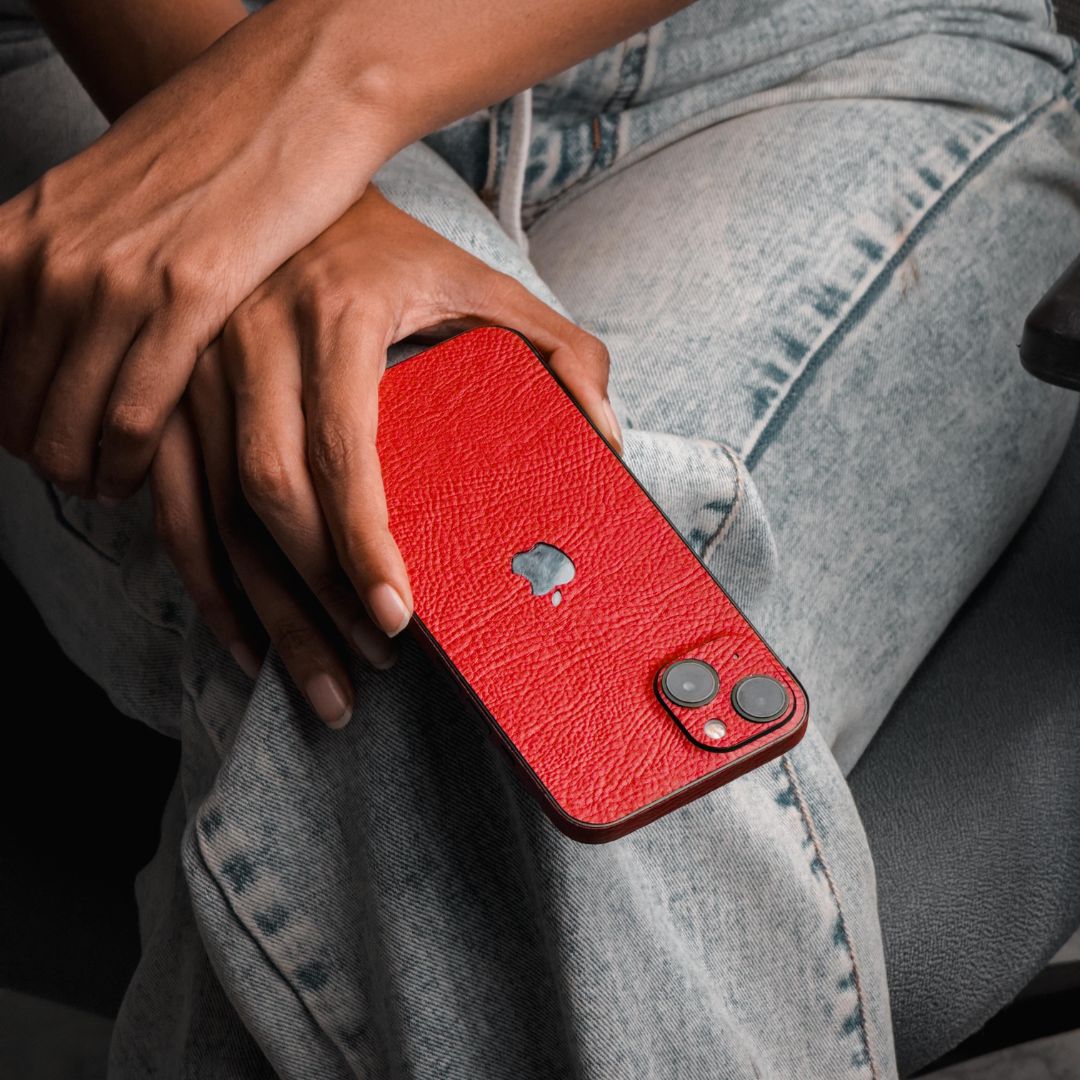 Galaxy Buds Pro Mkbhd Red Leather Mobile Skin/Samsung Galaxy