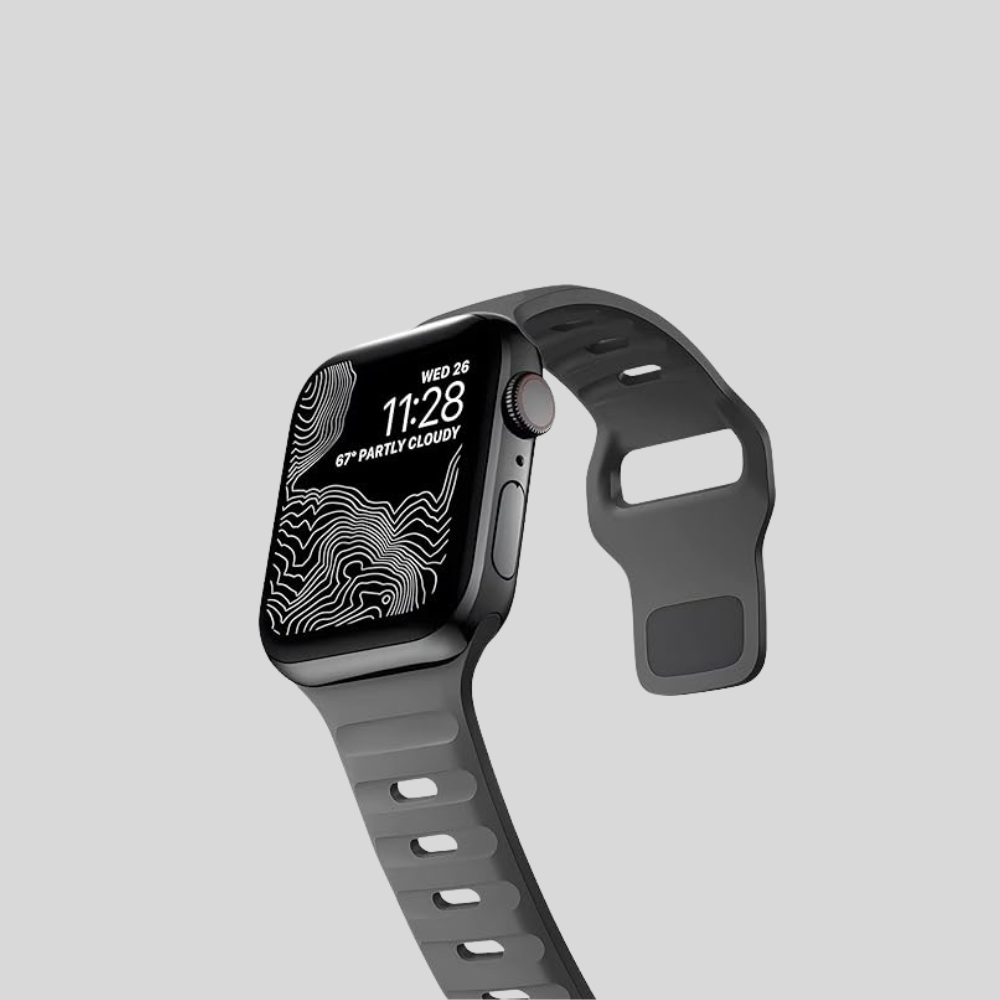 Metal & Silicon Apple Watch Strap 44 45 46 49 MM For iwatch