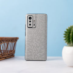 Silver Honeycomb Mobile Skin